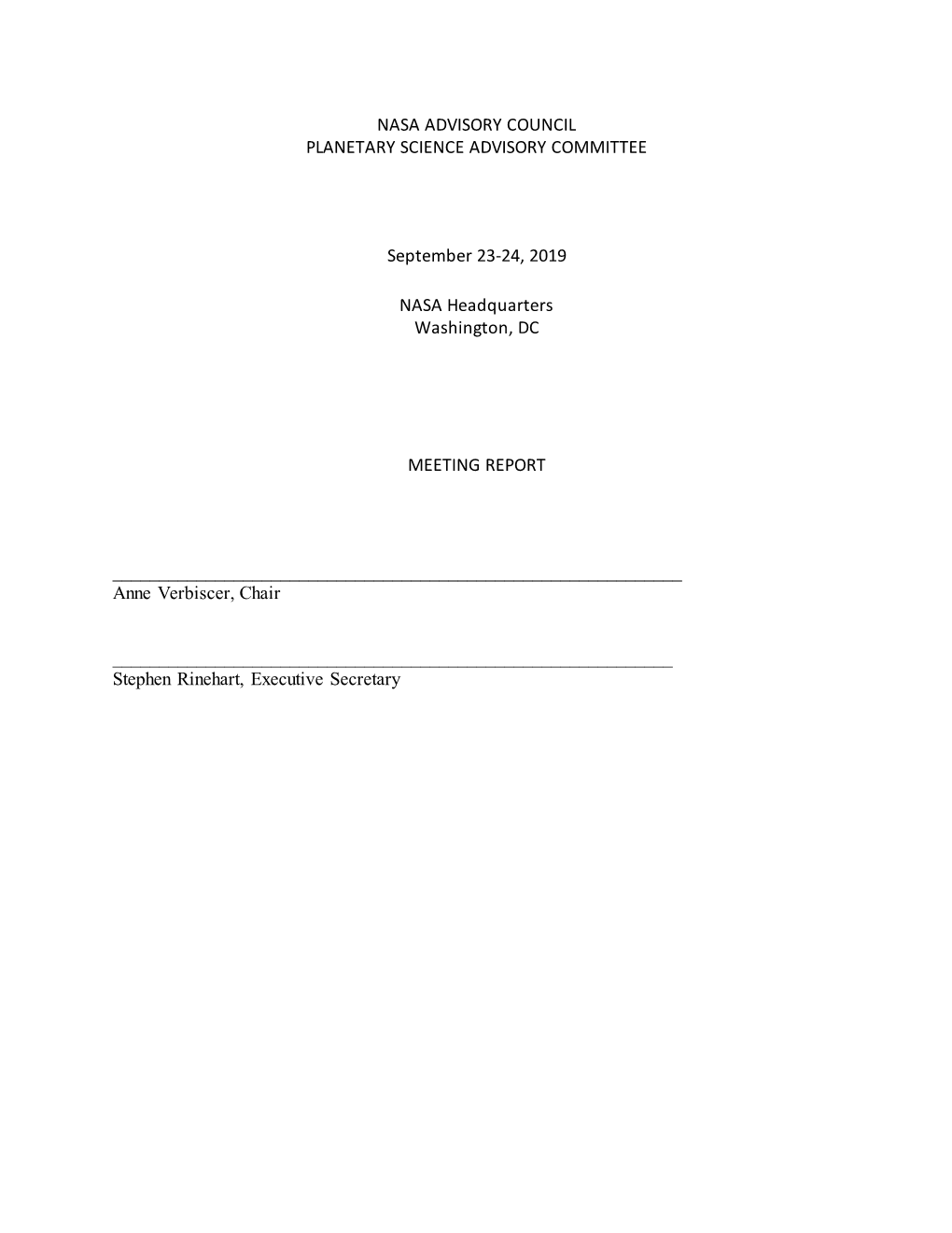 Planetary Science Advisory Committee Sarcom Final PSD.Pdf