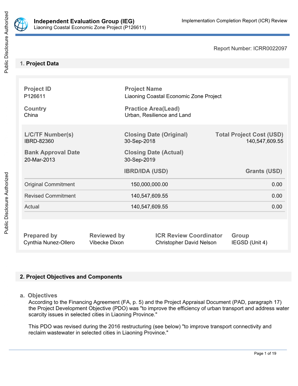 World Bank Document