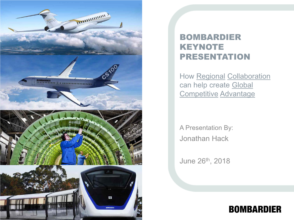 Bombardier Standard Presentation