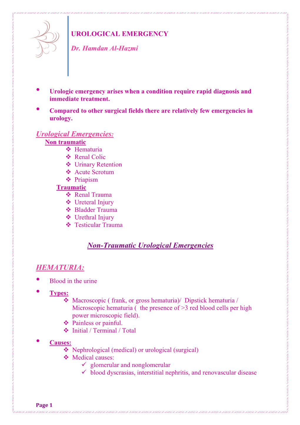 Torsion of the Spermatic Cord (Intravaginal)  Most Serious