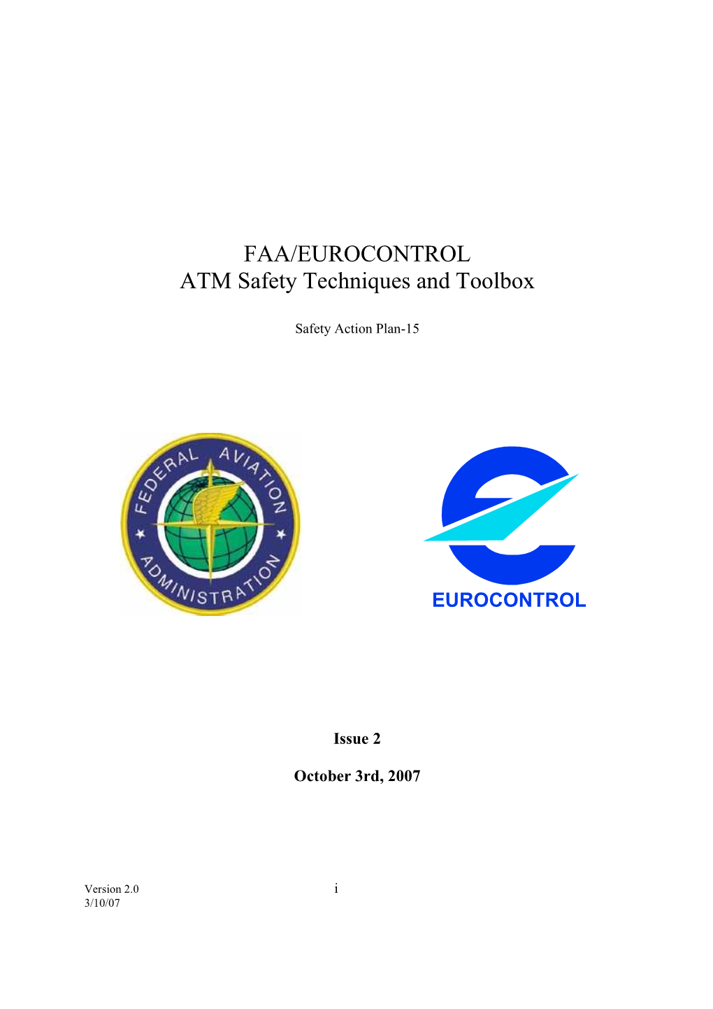 FAA/EUROCONTROL ATM Safety Techniques and Toolbox