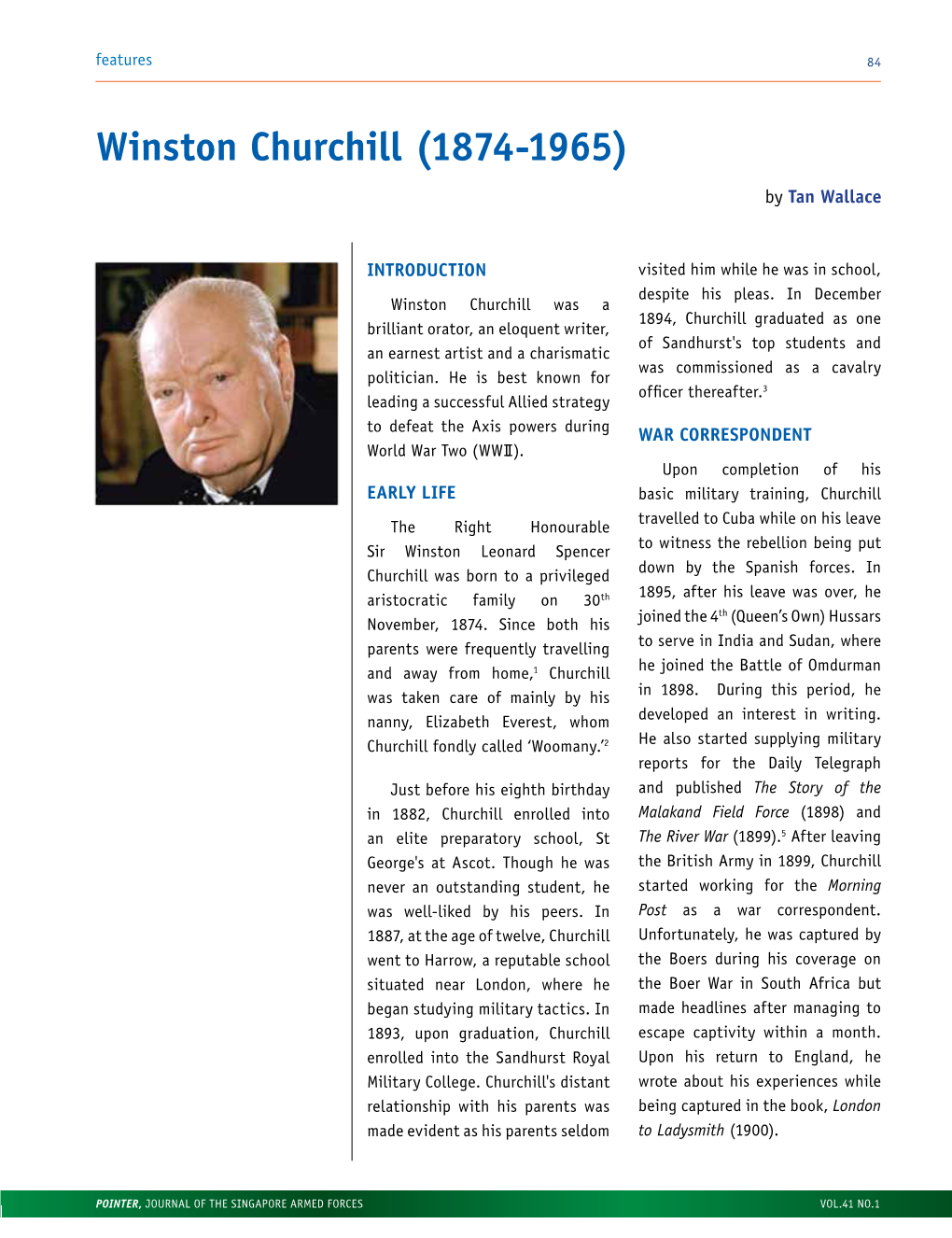 Winston Churchill (1874-1965) by Tan Wallace