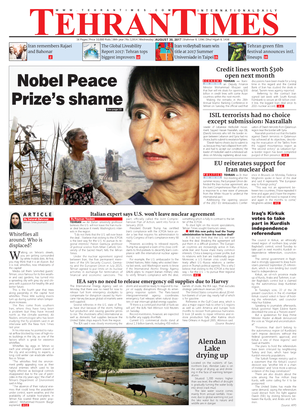 Nobel Peace Prize's Shame