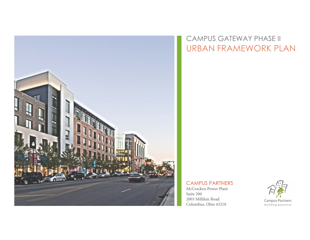 Urban Framework Plan