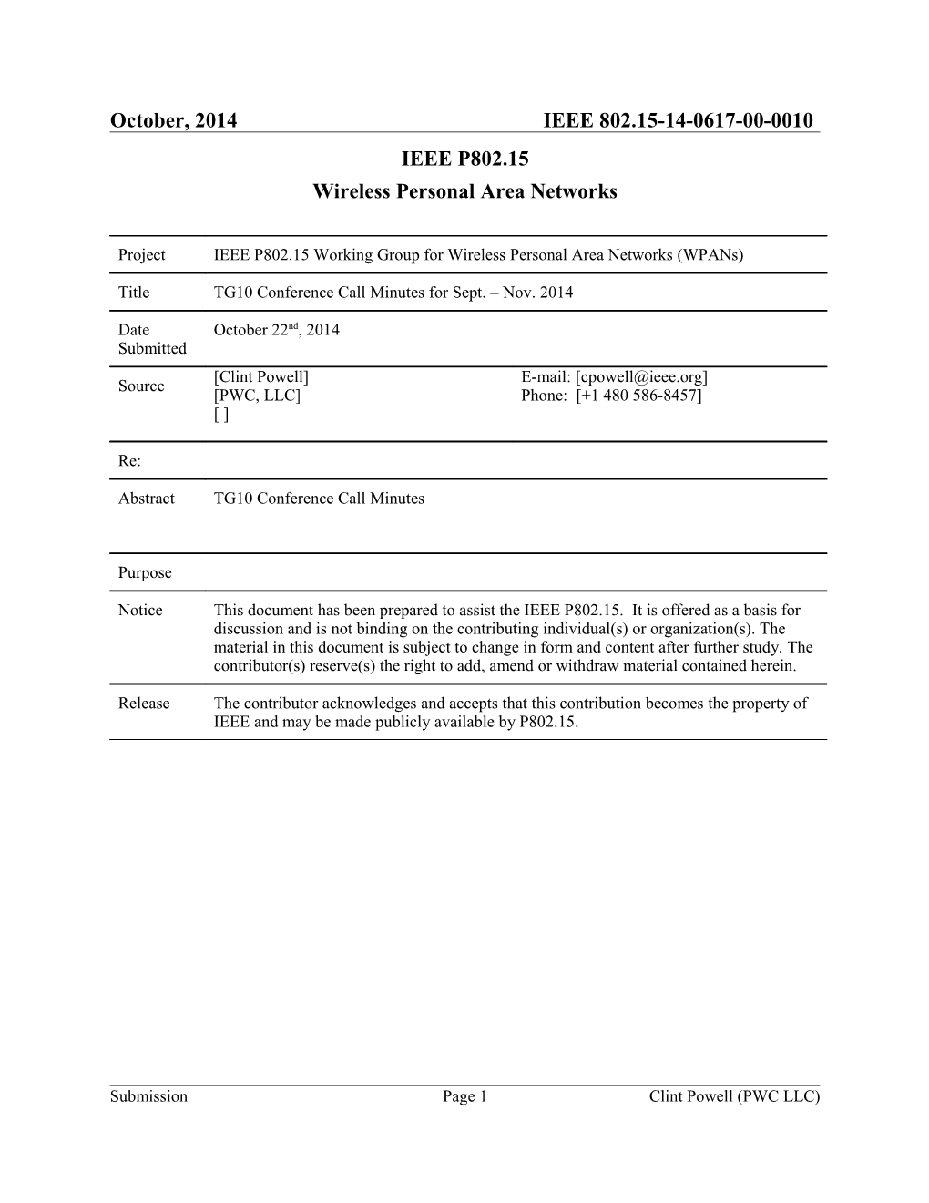 Wireless Personal Area Networks s40