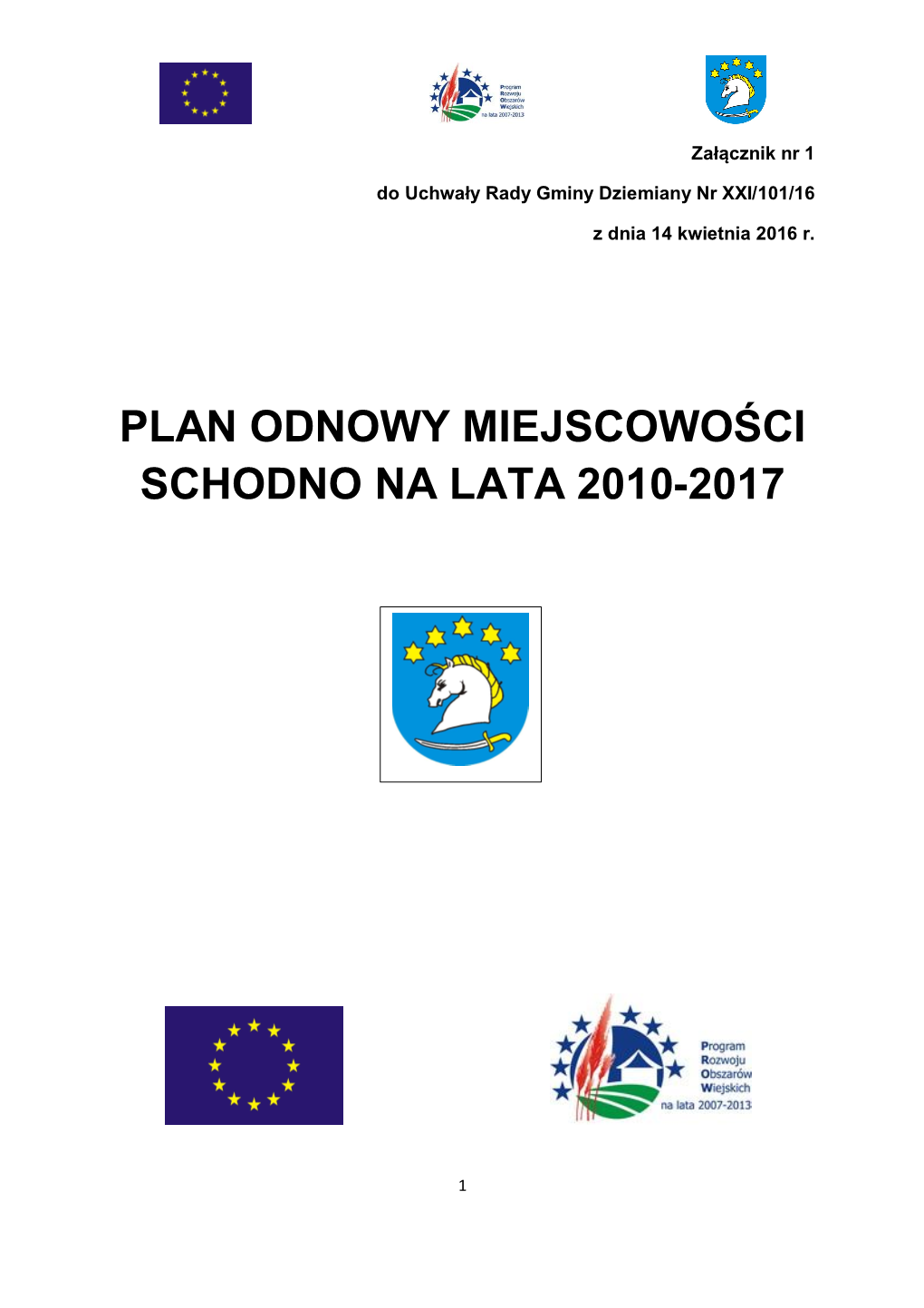 Plan Odnowy Miejscowości Schodno Na Lata 2010-2017