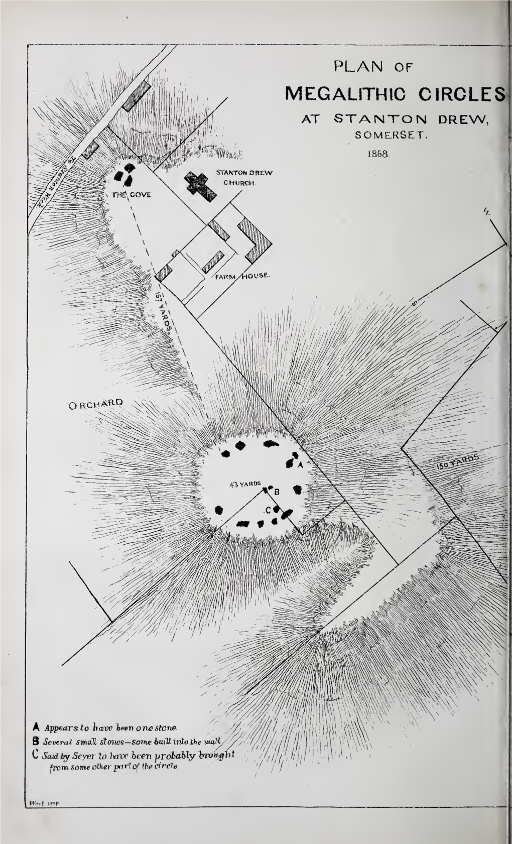 Scarth, Rev., H M, on the Megalithic Remains at Stanton Drew, IMAGE