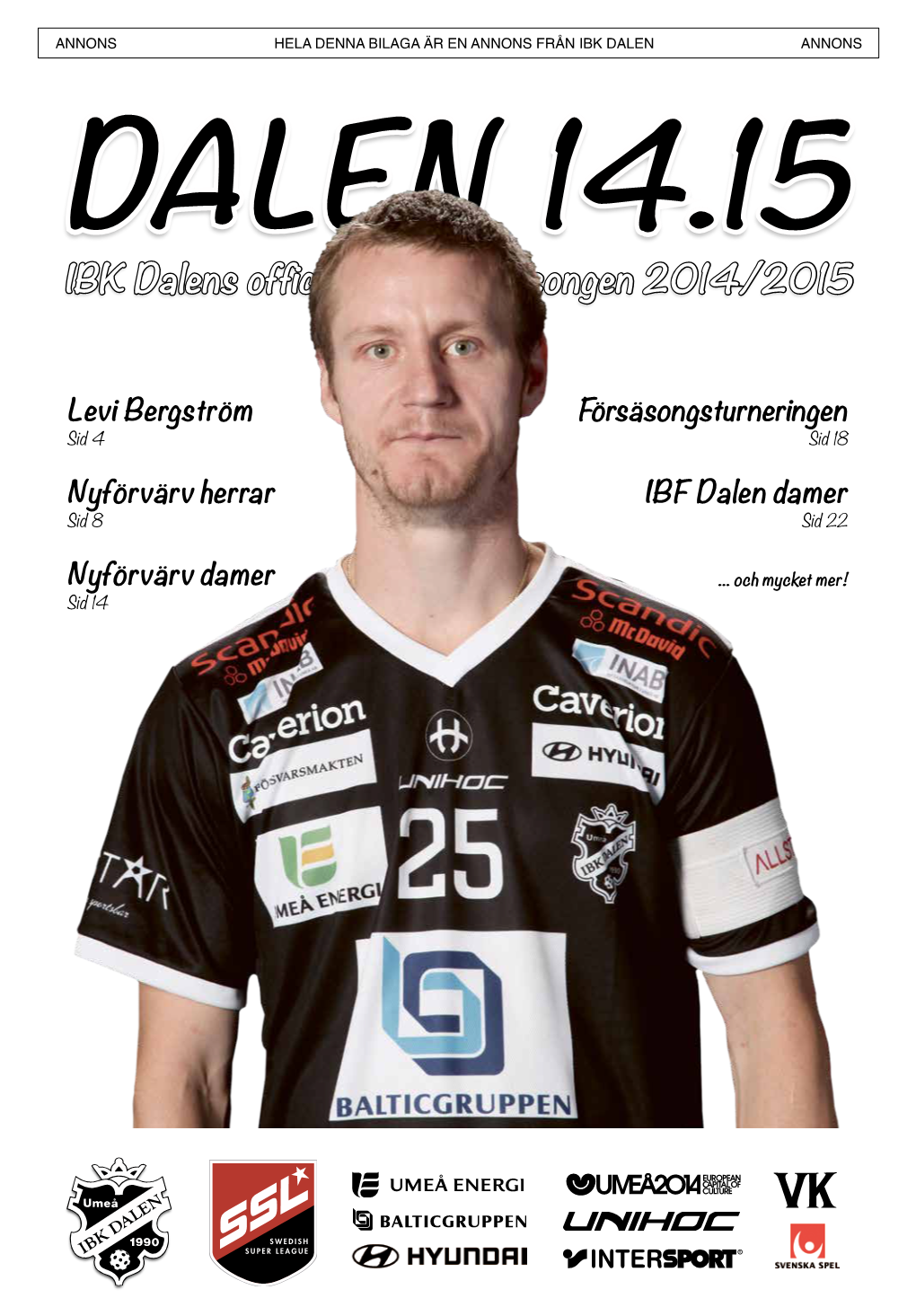 IBK Dalens Officiella Tidning Säsongen 2014/2015