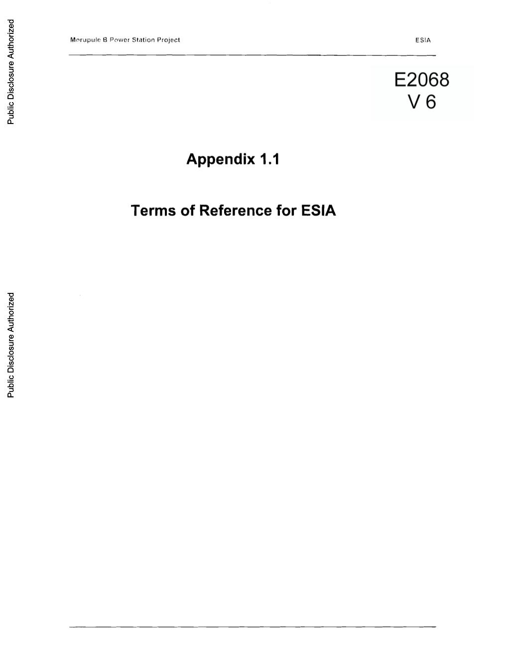 World Bank Document