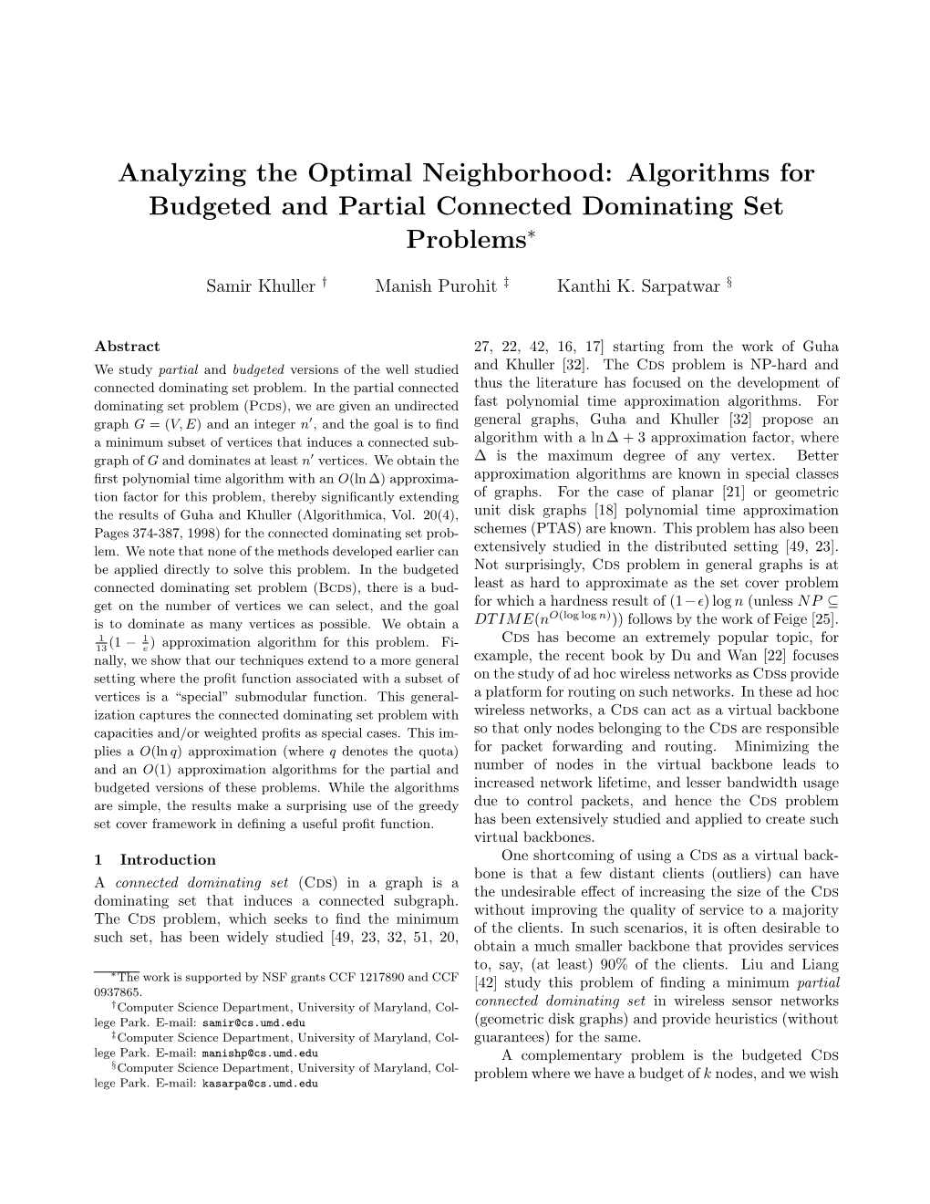 Algorithms for Budgeted and Partial Connected Dominating Set Problems∗