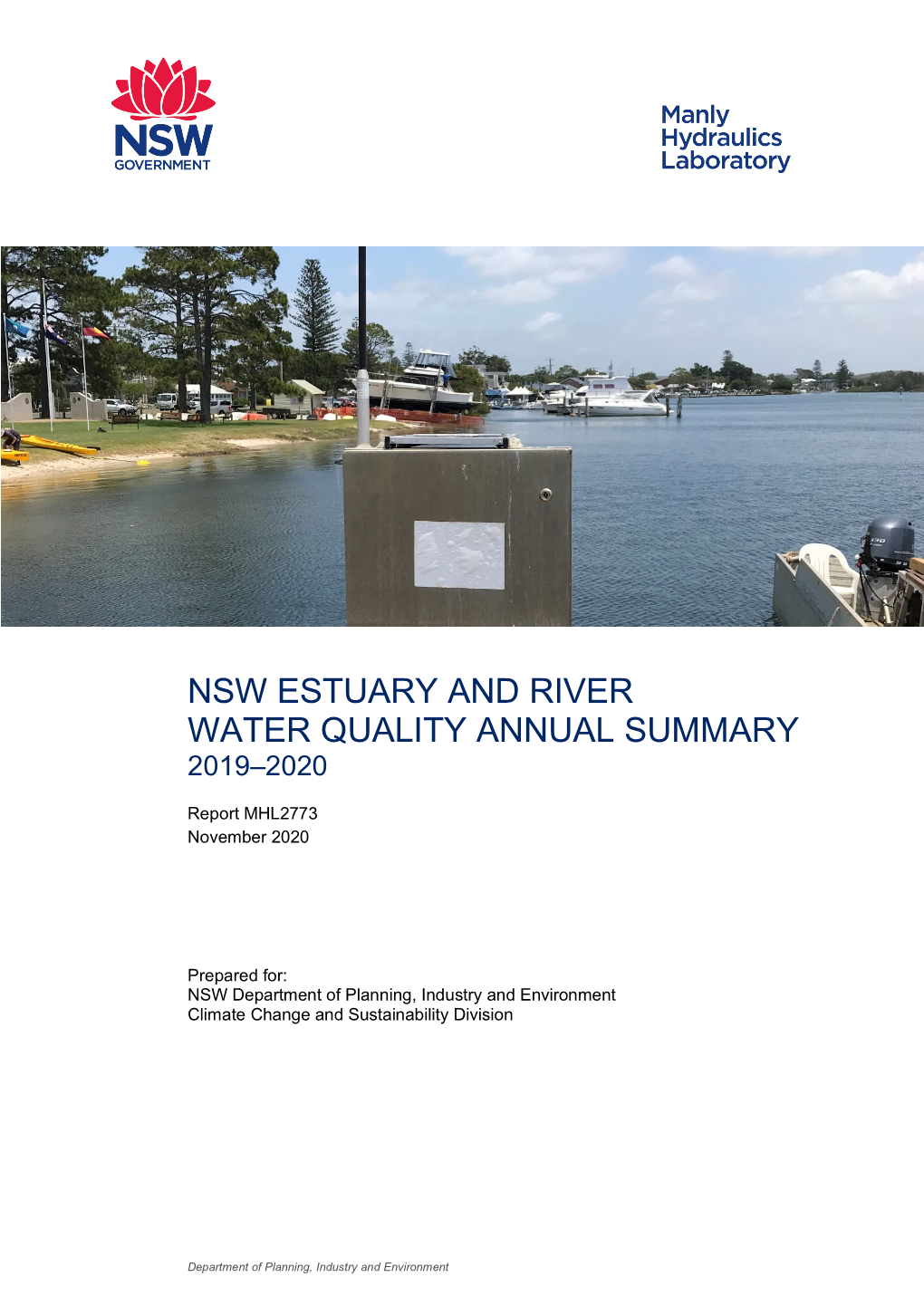 Nsw Estuary and River Water Quality Annual Summary 2019–2020