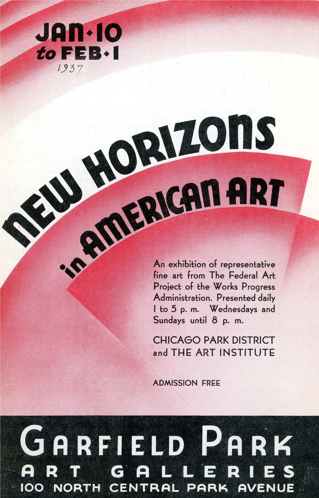 New Horizons in American Art," an Original Exhibition of All T),Pes of Work