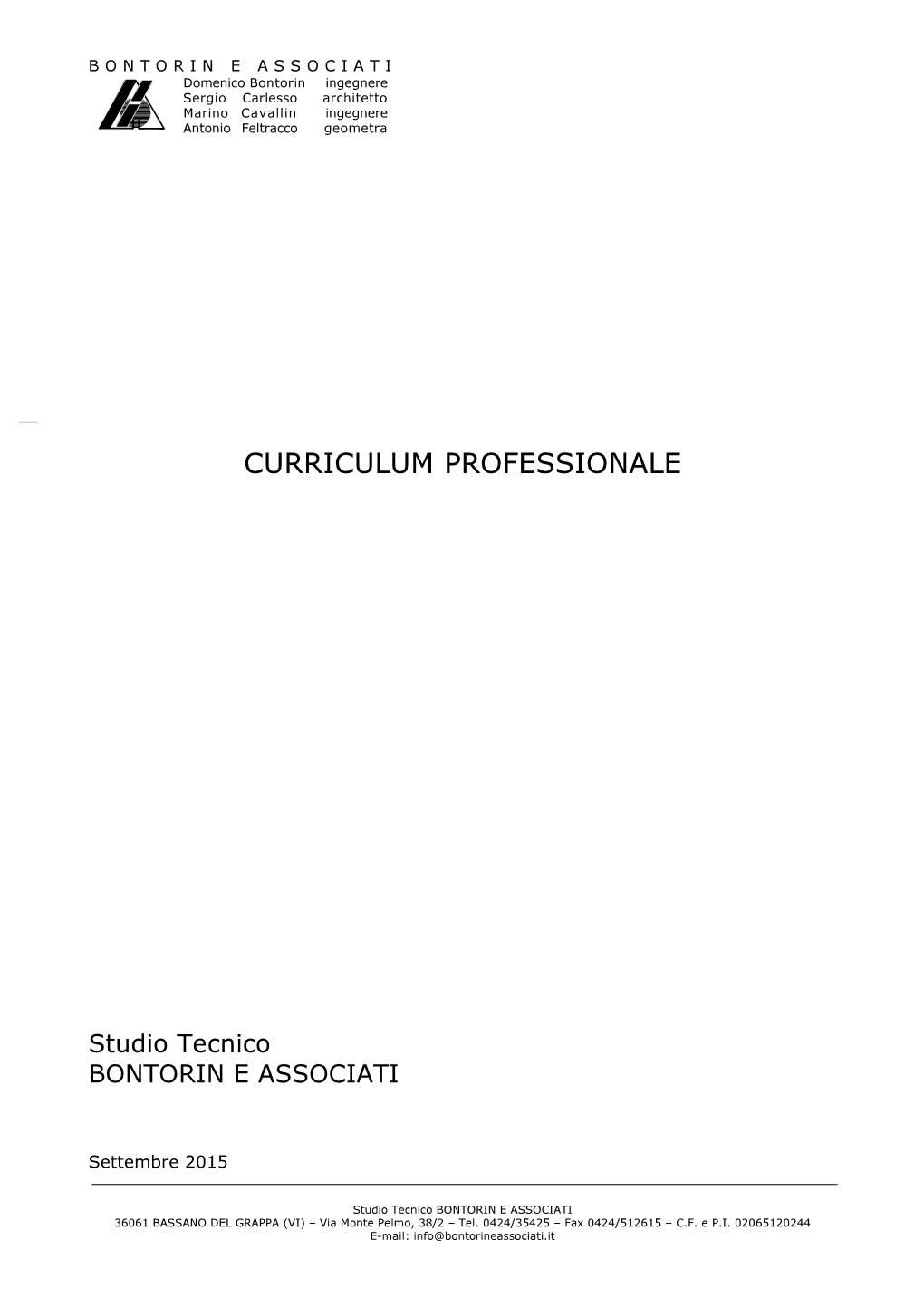 Curriculum Vitae Bontorin E Associati (.PDF)