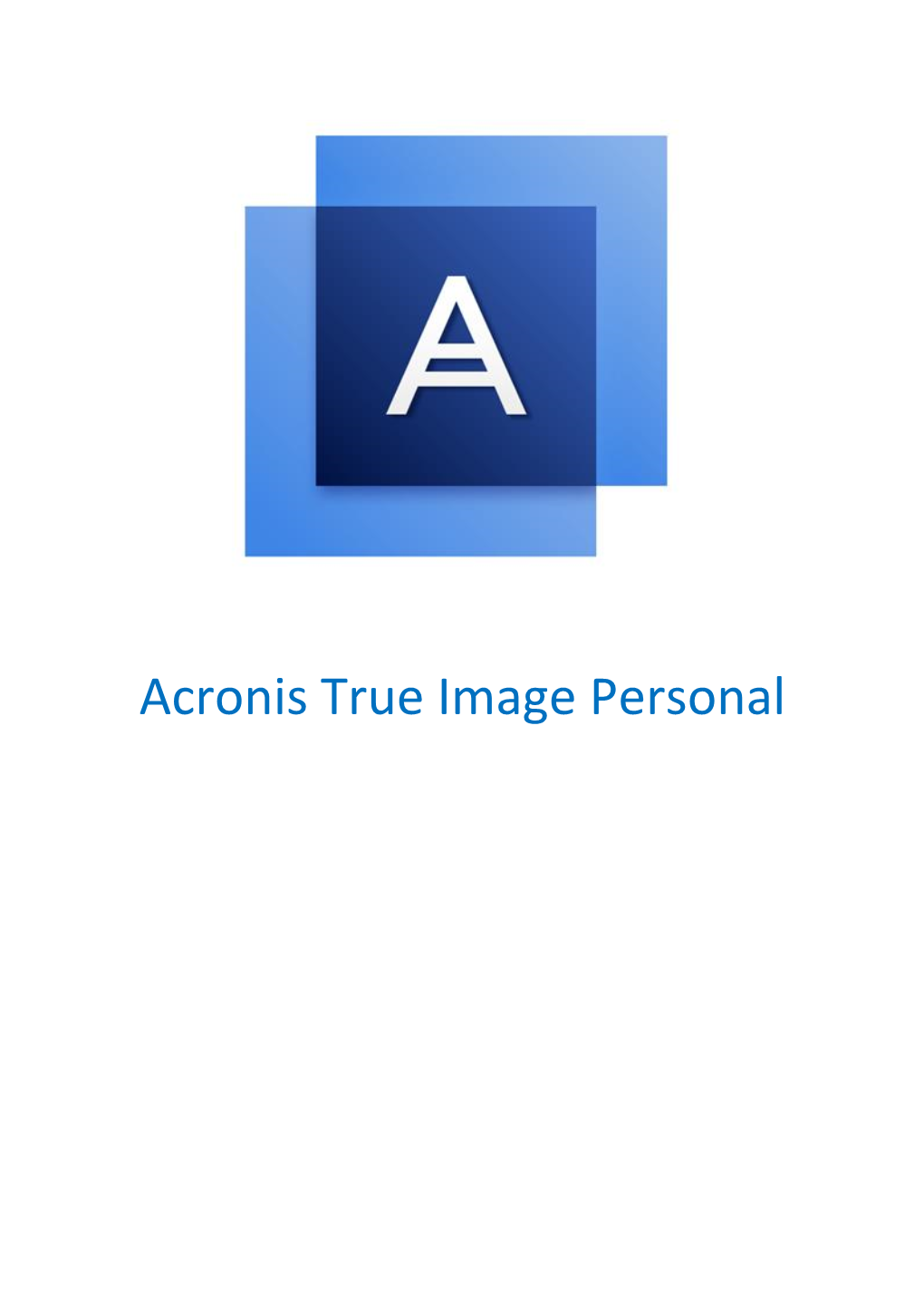 Acronis True Image Personal