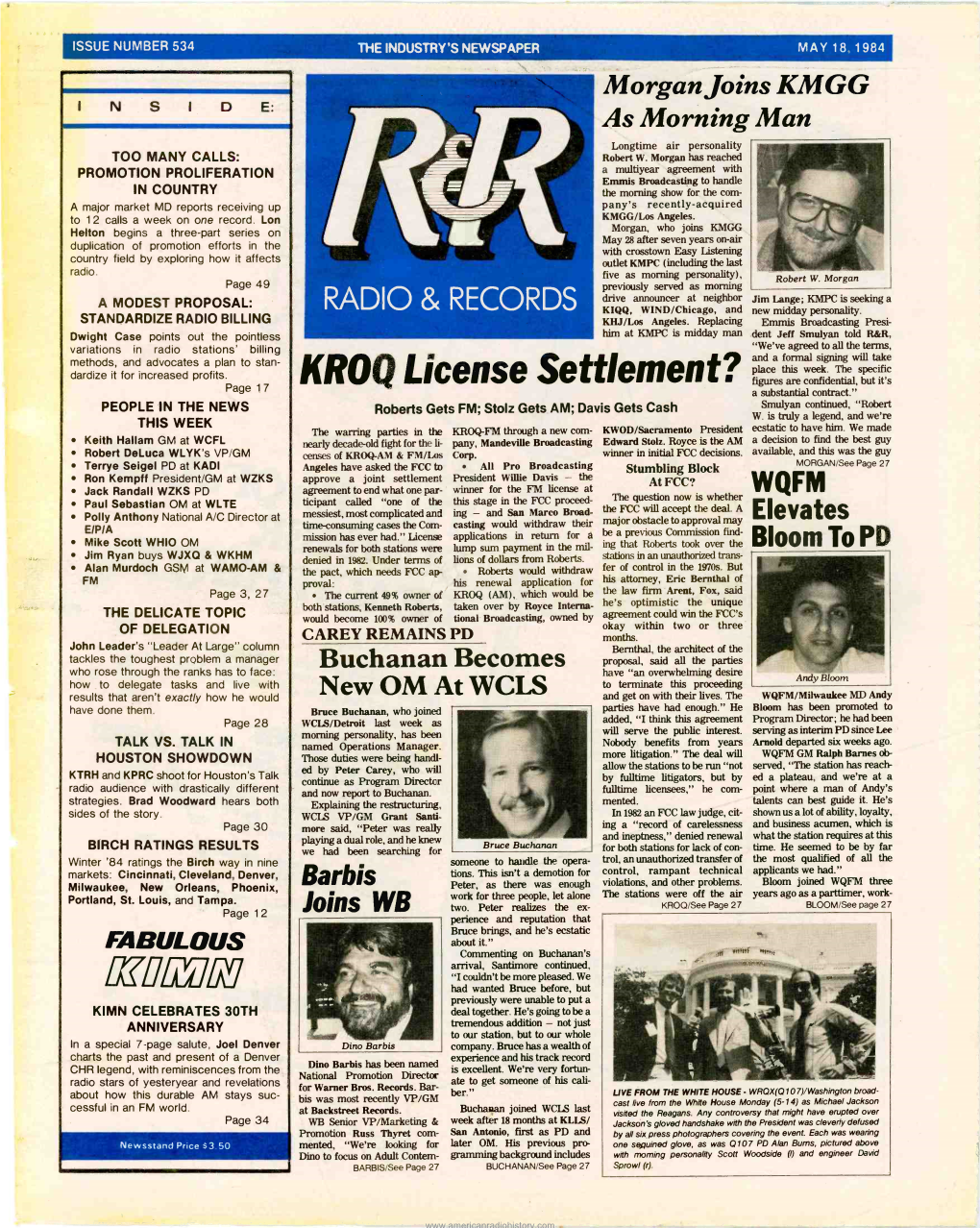 KROQ License Settlement?