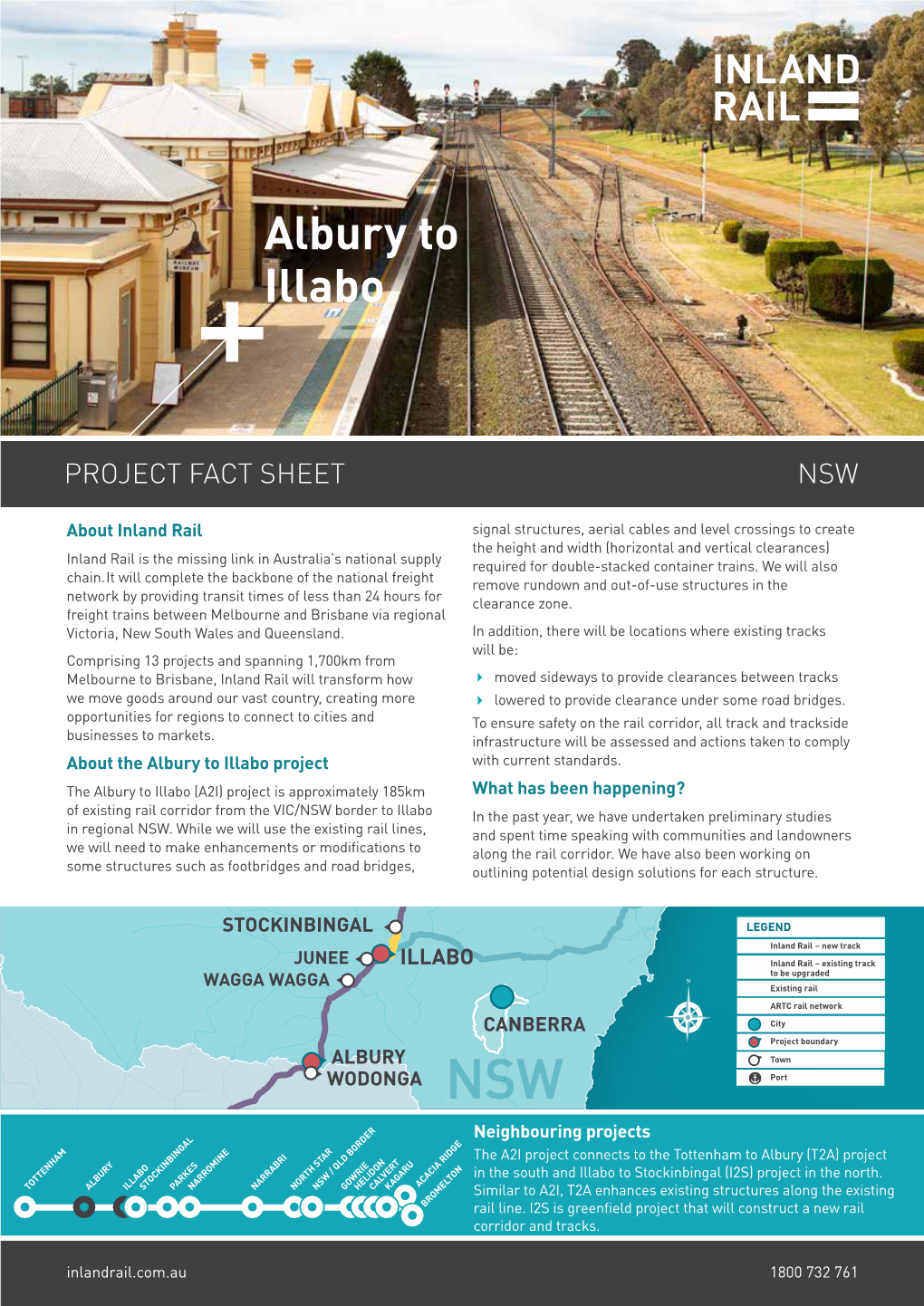 Albury to Illabo Project Fact Sheet