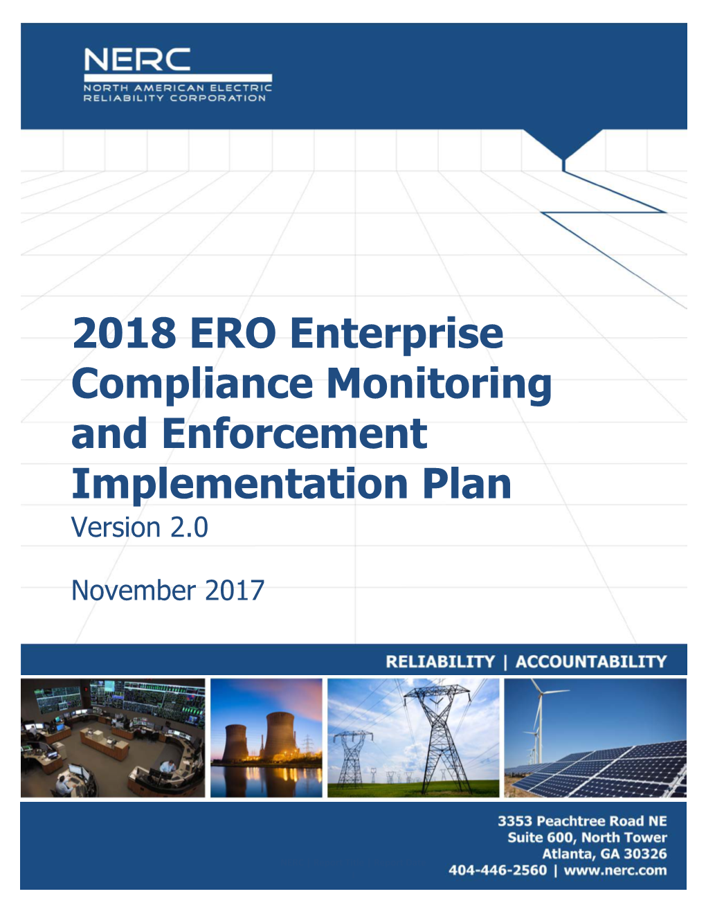 2018 ERO Enterprise Compliance Monitoring and Enforcement Implementation Plan Version 2.0