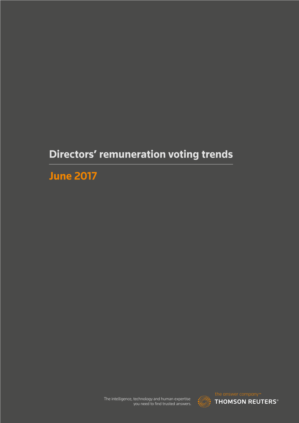 Directors' Remuneration Voting Trends June 2017