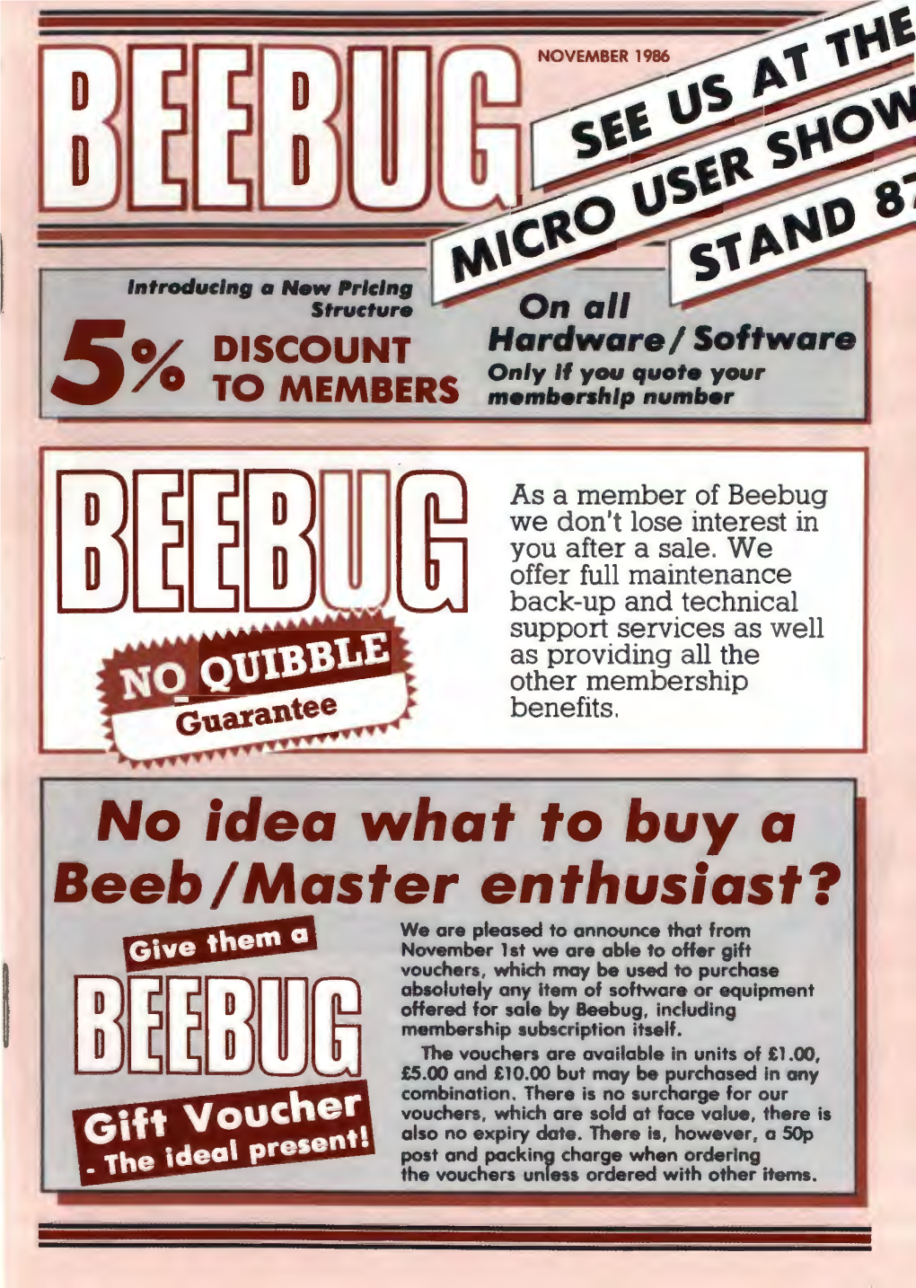 No Idea What to Buy a Beeb I Master Enthusiast?