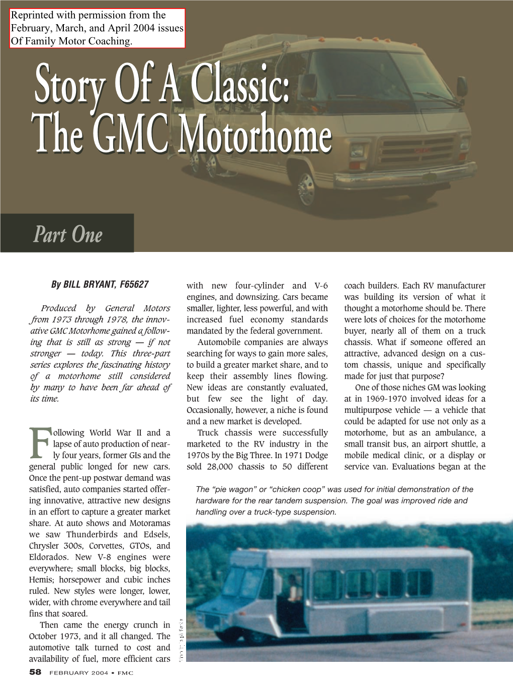 The GMC Motorhome Story of a Classic