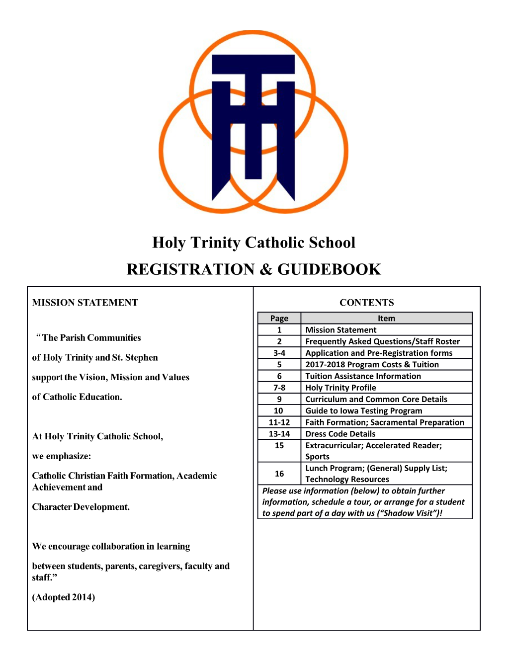 Holy Trinity Catholic School s2