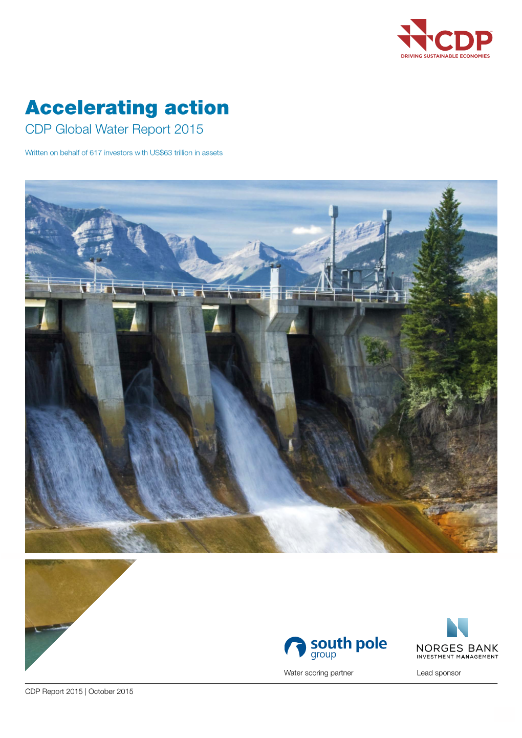 Accelerating Action CDP Global Water Report 2015