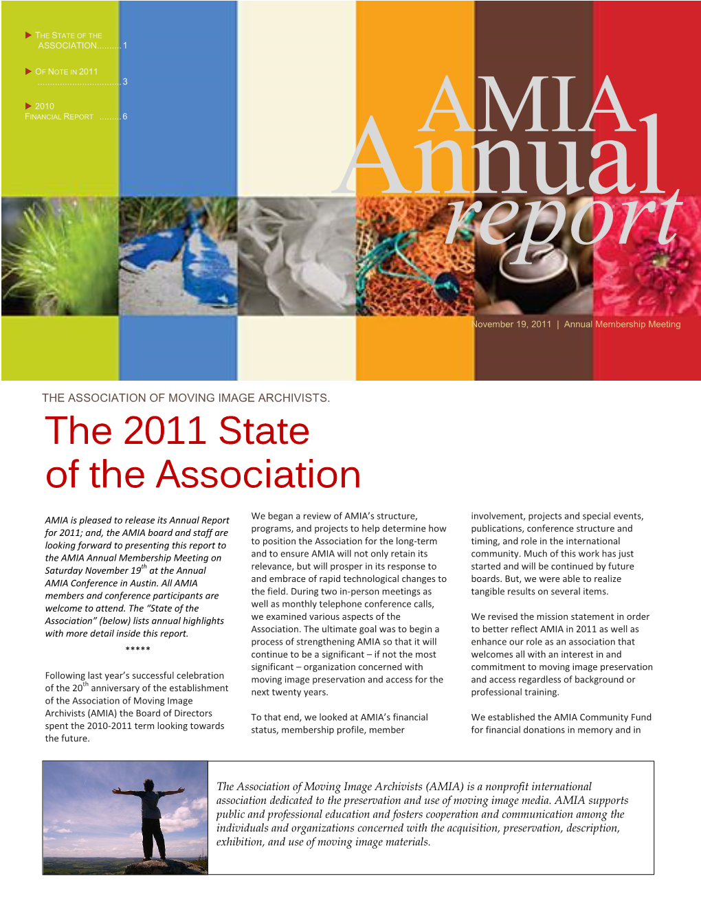 The 2011 State of the Association