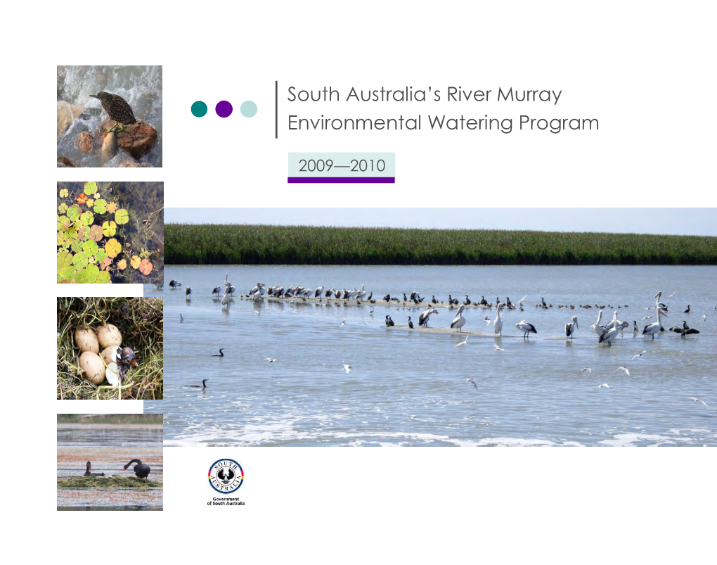 South Australia's River Murray Environmental Watering Program