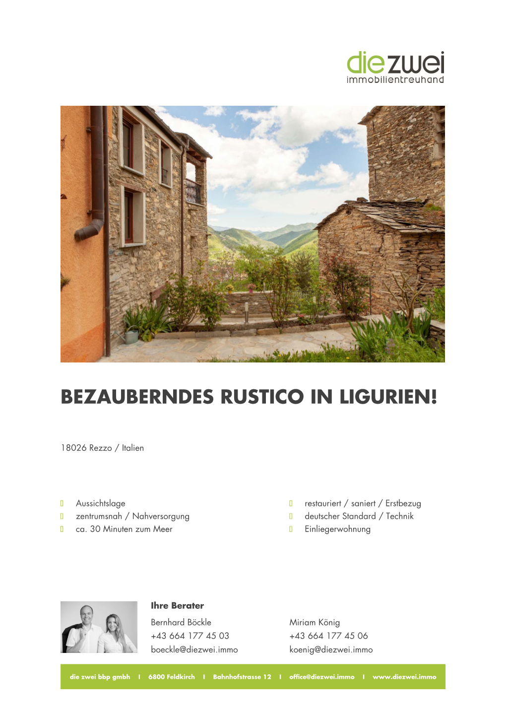 Bezauberndes Rustico in Ligurien!