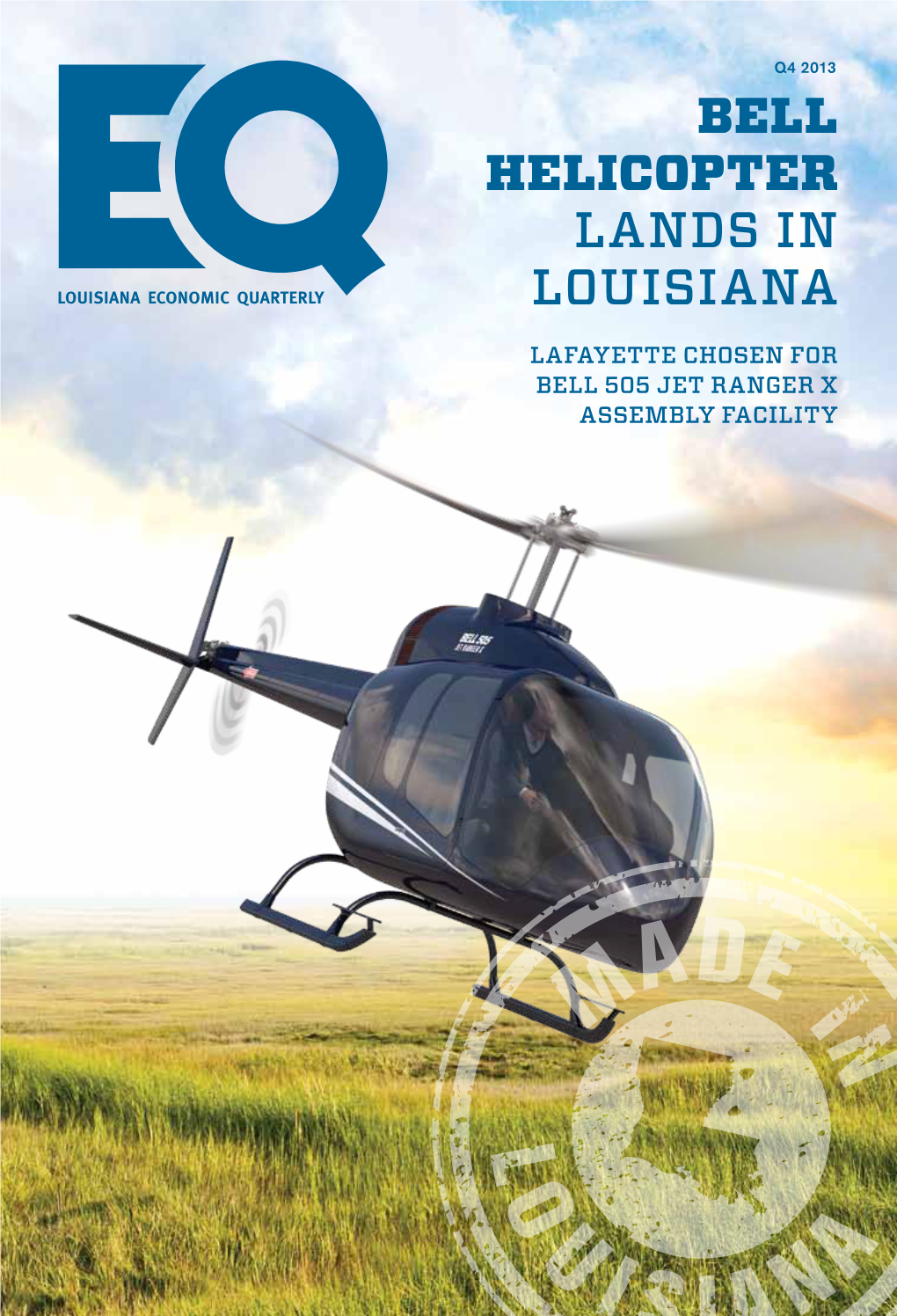 Bell Helicopter Lands in Louisiana