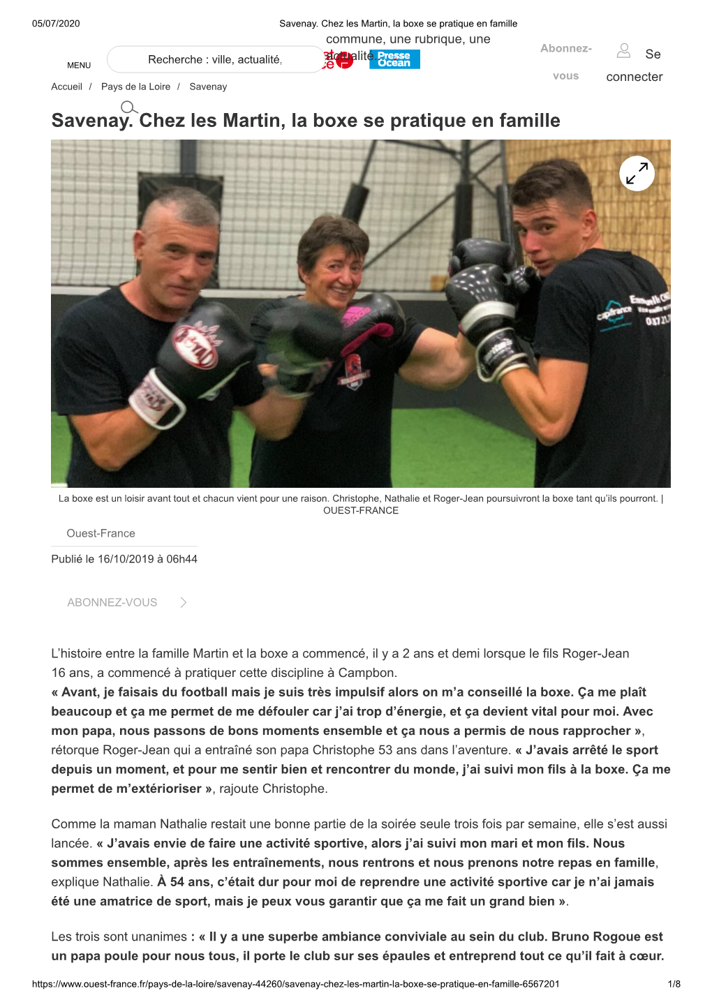 Savenay.-Chez-Les-Martin-La-Boxe-Se