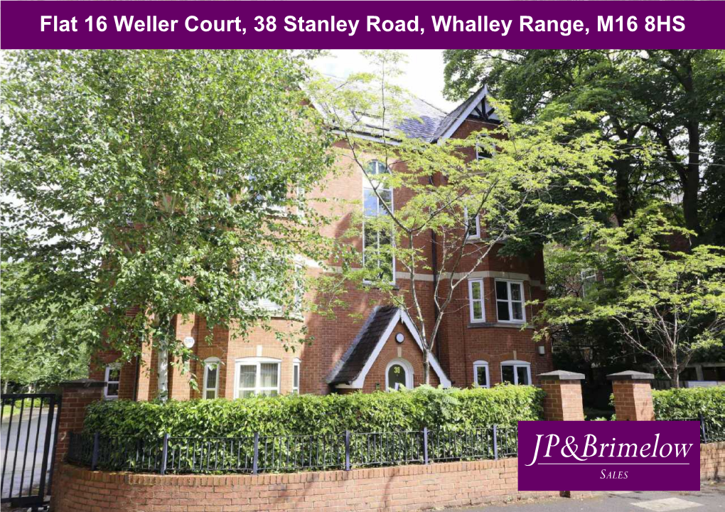 Flat 16 Weller Court, 38 Stanley Road, Whalley Range, M16 8HS Price: £195,000