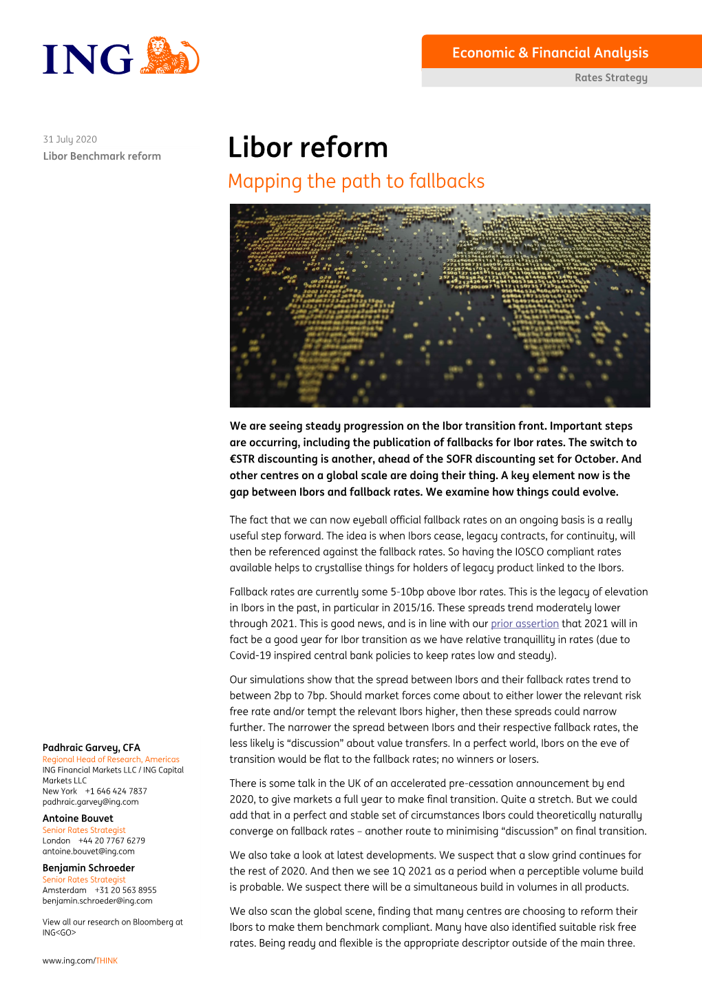 Libor Reform July 2020 Economic & Financial Analysis