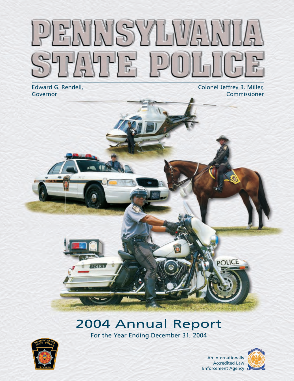 Pennsylvania State Police Annual Report 2004