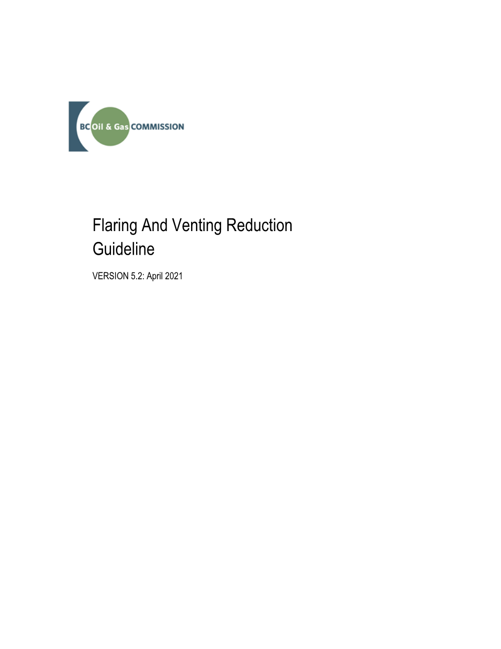 Flaring and Venting Reduction Guideline