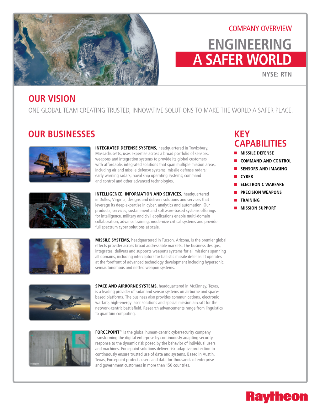 Raytheon Company Factsheet