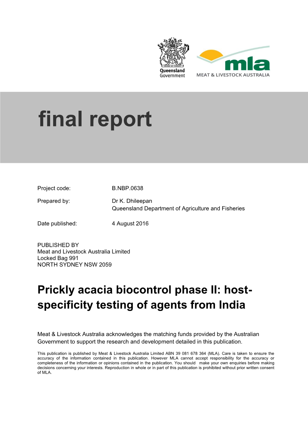 B.NBP.0638 Final Report