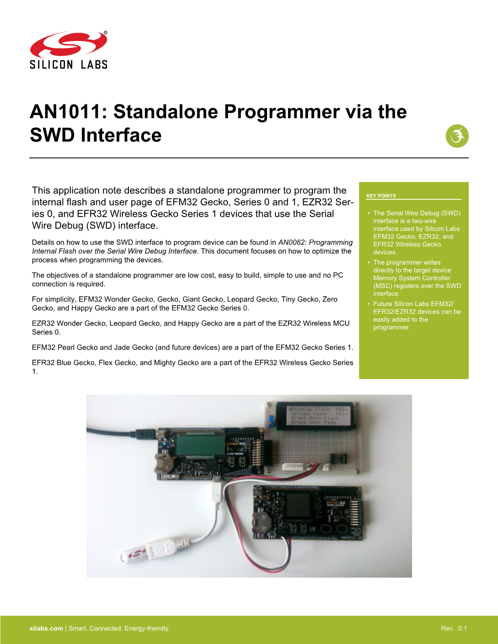 AN1011: Standalone Programmer Via the SWD Interface