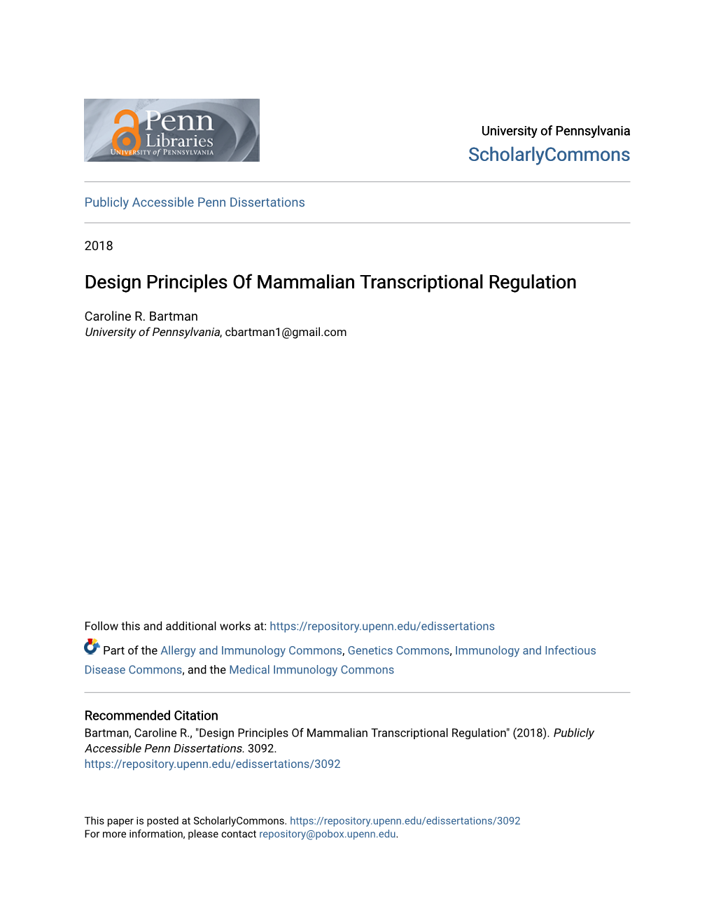 Design Principles of Mammalian Transcriptional Regulation