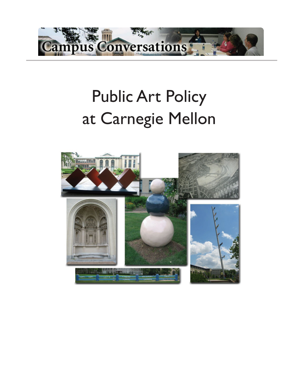 Public Art Policy at Carnegie Mellon