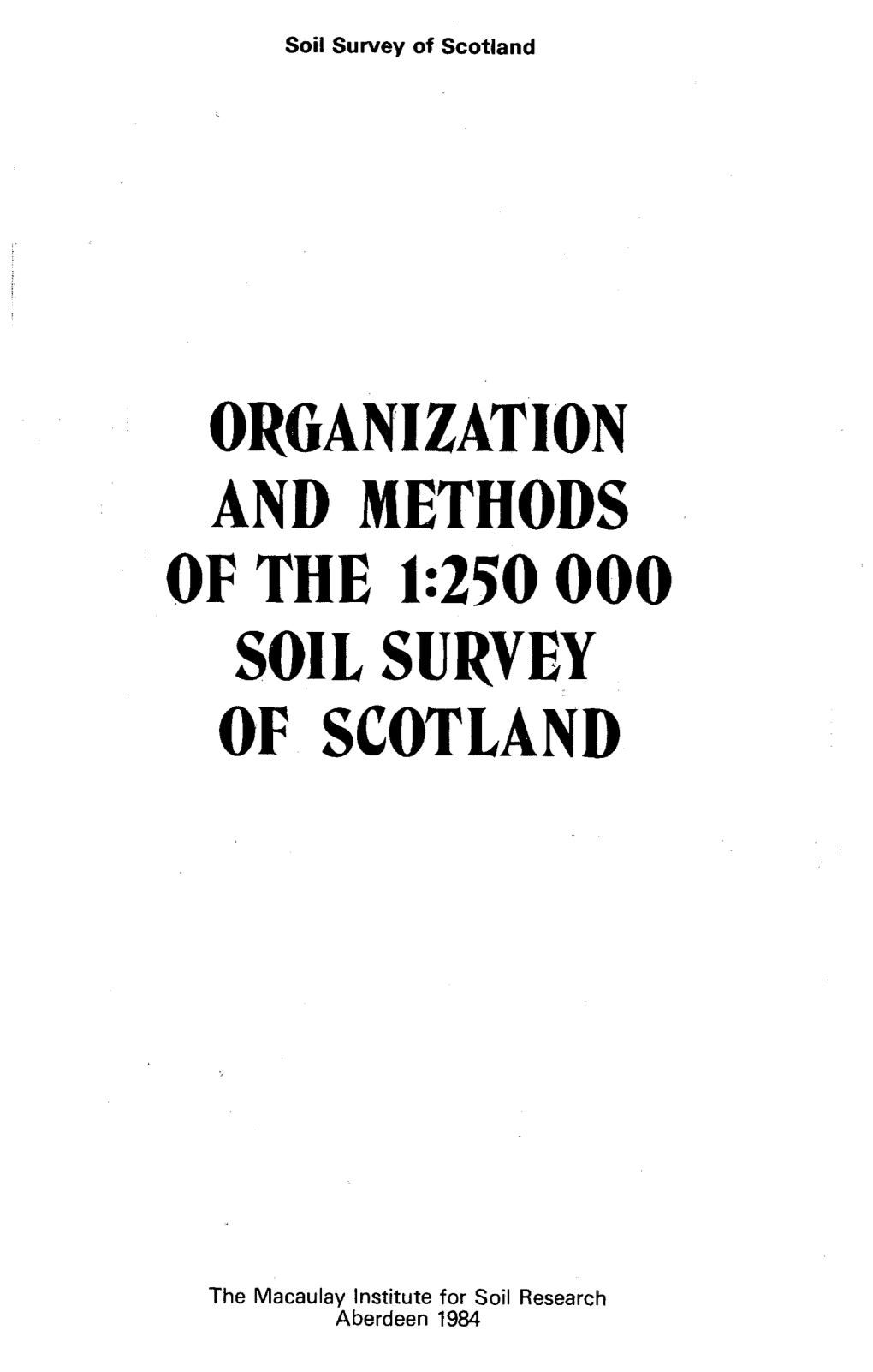 Soil Profile, a Vertical Section from the Ground Surface to a Depth of About a Metre, Or Less If Hard Bed-Rock Is Present Within This Distance