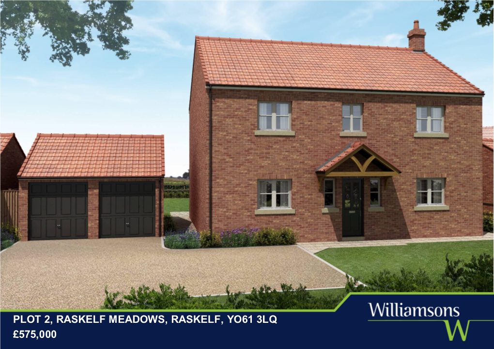 Plot 2, Raskelf Meadows, Raskelf, Yo61 3Lq £575,000