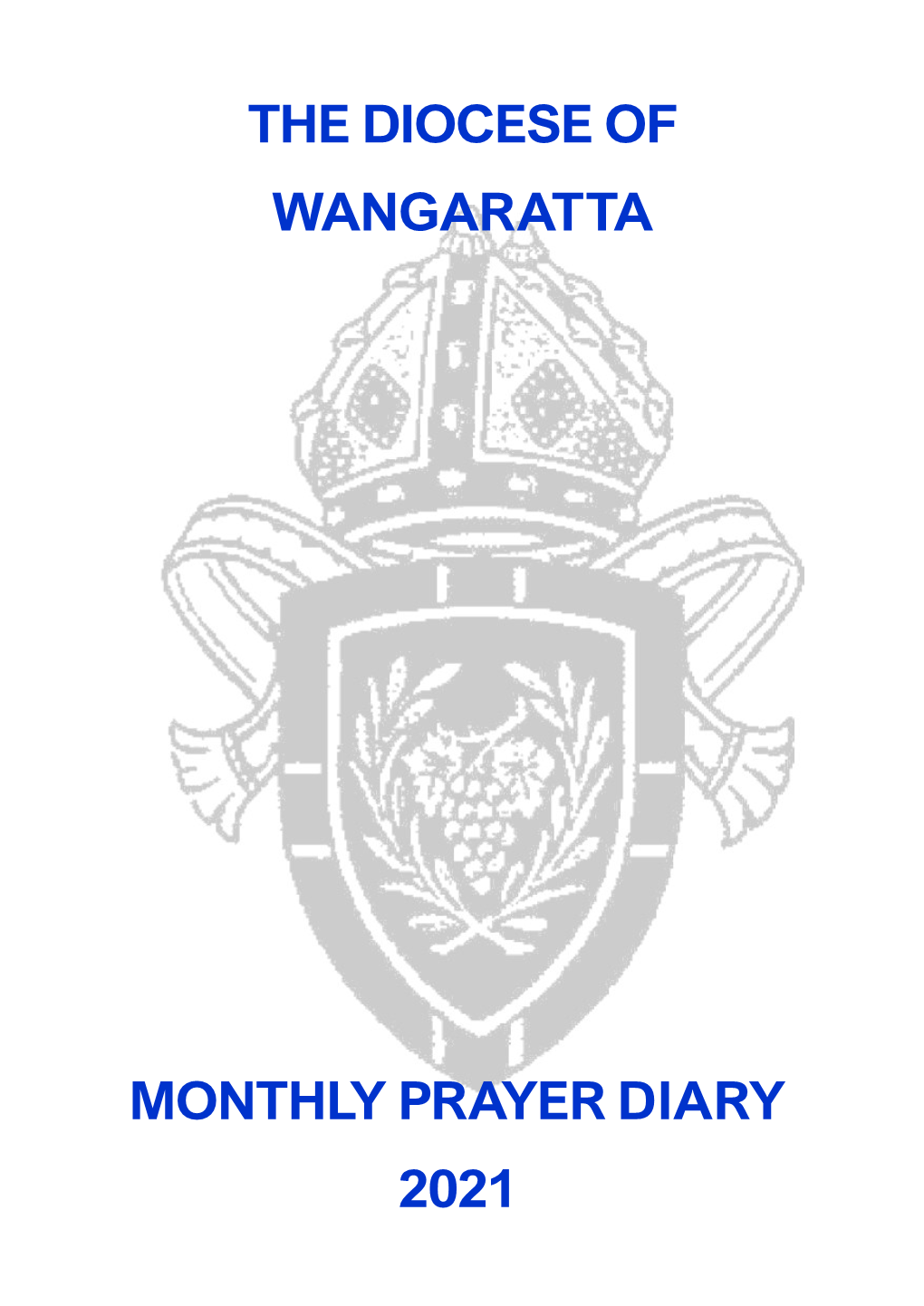 2021 Diocese of Wangaratta Prayer Diary