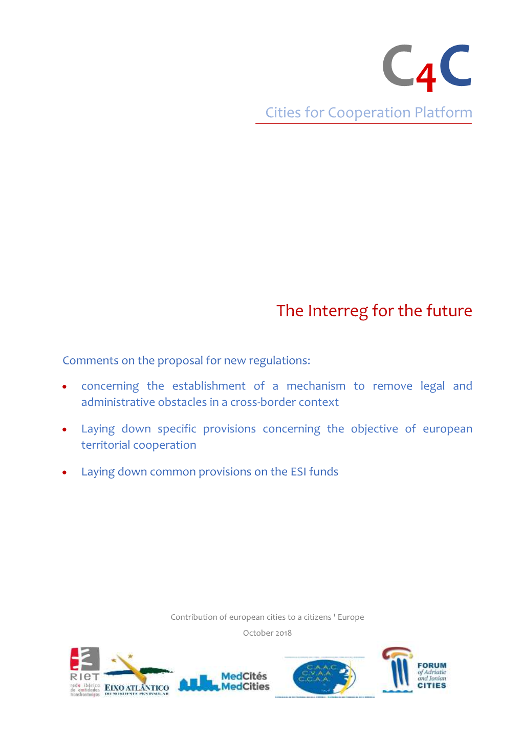 The Interreg for the Future
