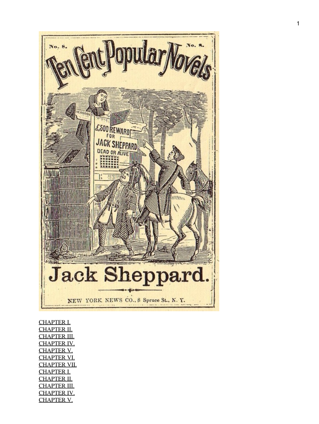 Jack Sheppard, by William Harrison Ainsworth 2 CHAPTER VI