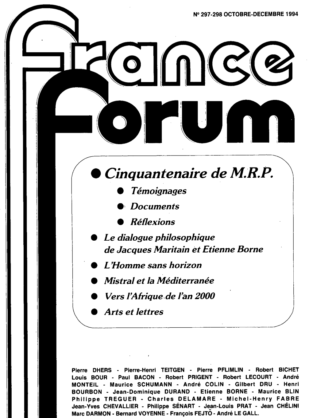 Tenaire De M.R.P