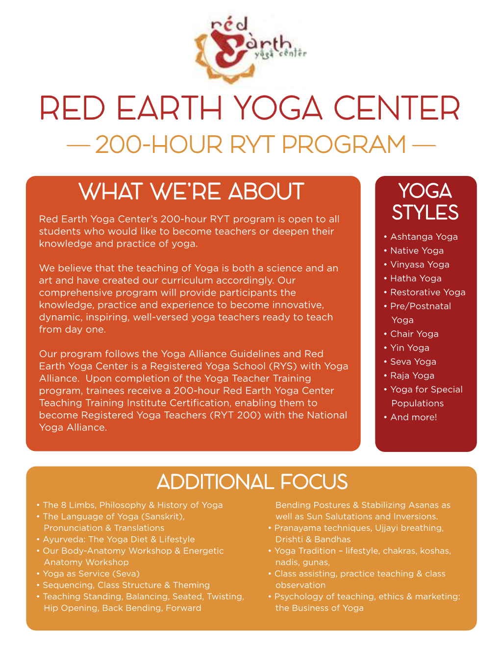 Yoga Certification Information