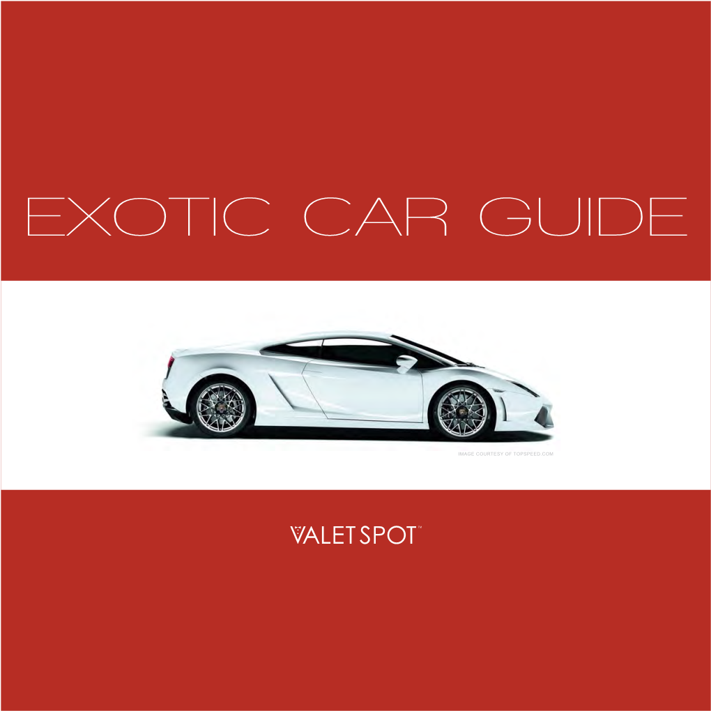 Exotic Car Guide