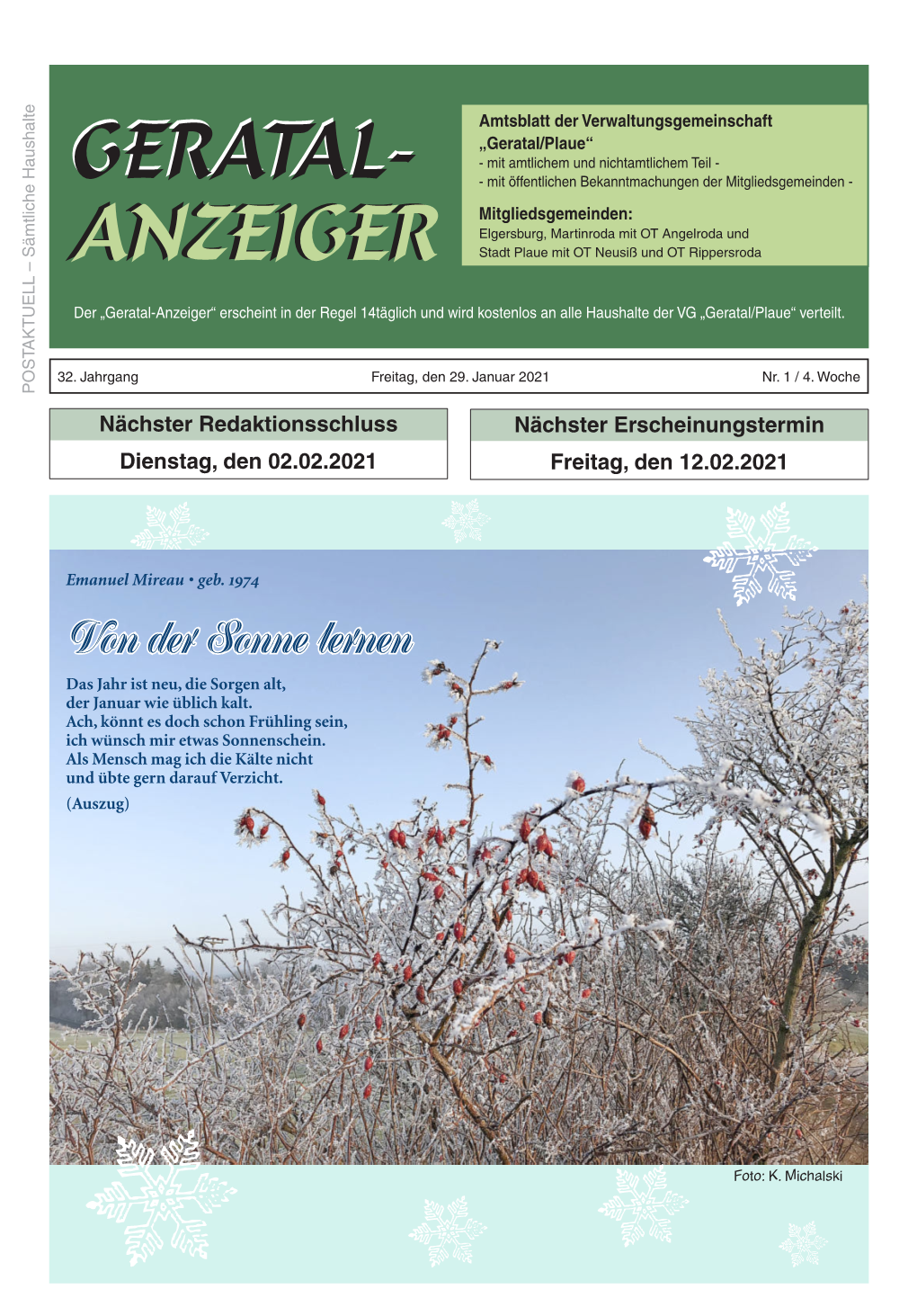 Geratal- Anzeiger