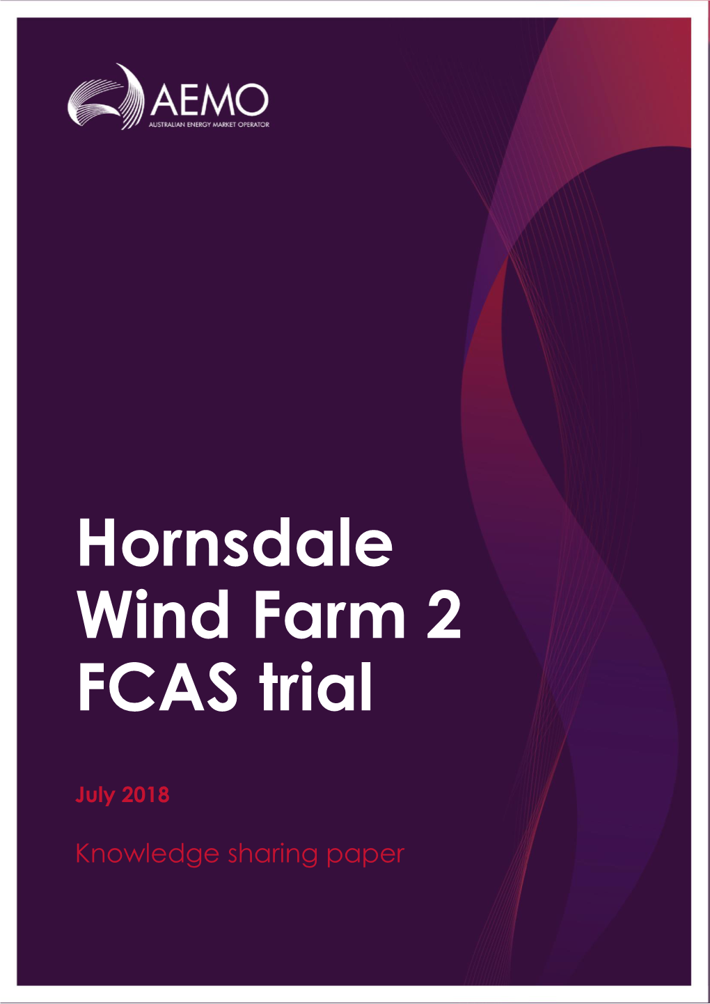 Hornsdale Wind Farm 2 FCAS Trial